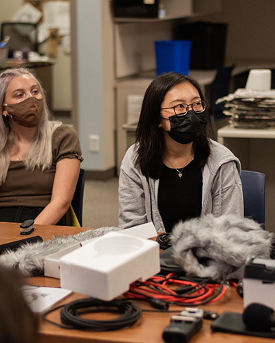 Illinois Student Newsroom students