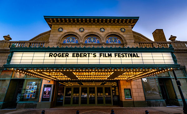 Ebertfest Virginia Theatre Marquee