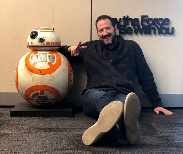 Stephen Feder with BB-8