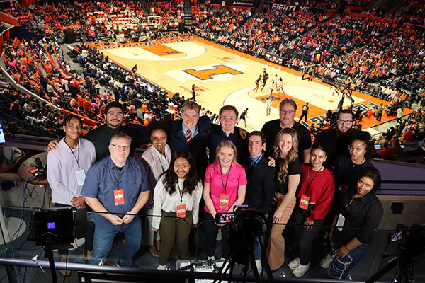 Illini Sports Night pregame show team