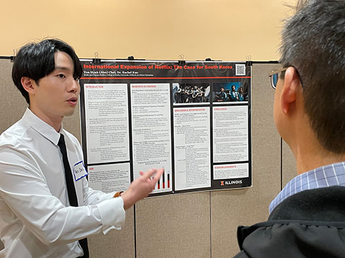Yun Hyuk Alex Choi at Undergraduate Research Symposium