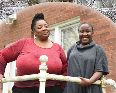 Nicole Anderson Cobb with Latrelle Bright
