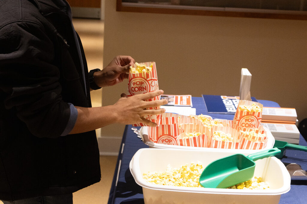 Ebert Center popcorn