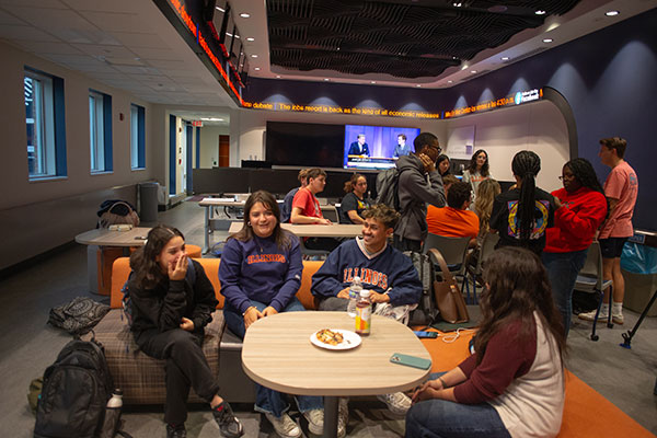 Jackie Barba and Emilio Reyes at UI7 Open House
