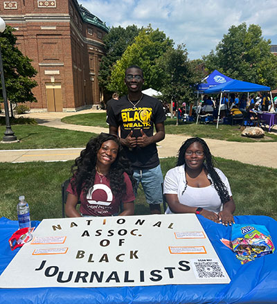 NABJ at Quad Day