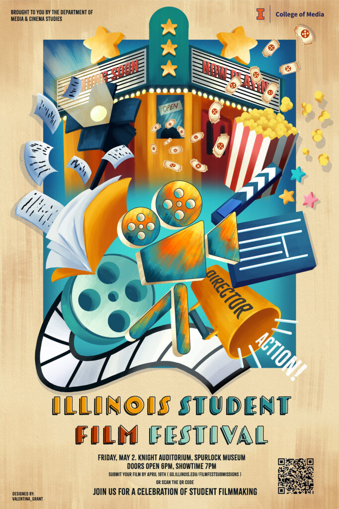 Illinois Student Film Festival 2025 poster
