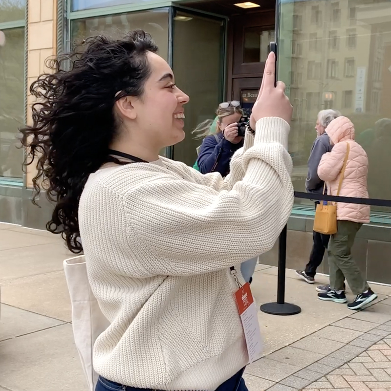 Brandt Fellow helps promote Ebertfest activities