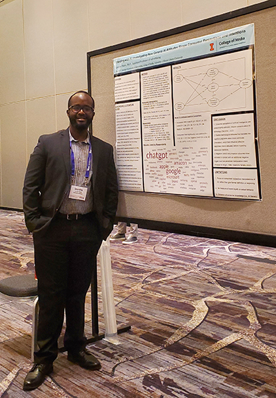 Louvins Pierre poster presentation at AETMC