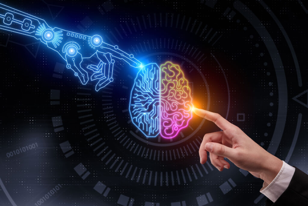 AI image with fingers