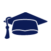 graduation cap icon